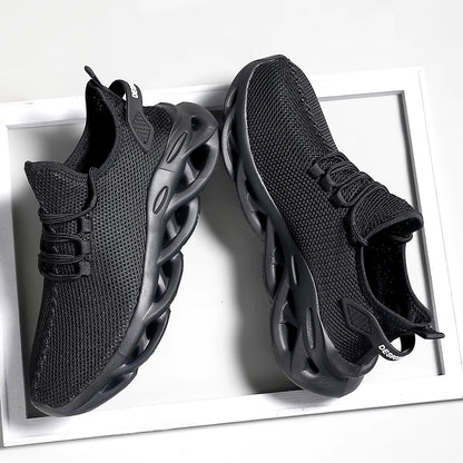 Men's Lightweight Breathable Athletic Sneakers for Outdoor Running and Jogging